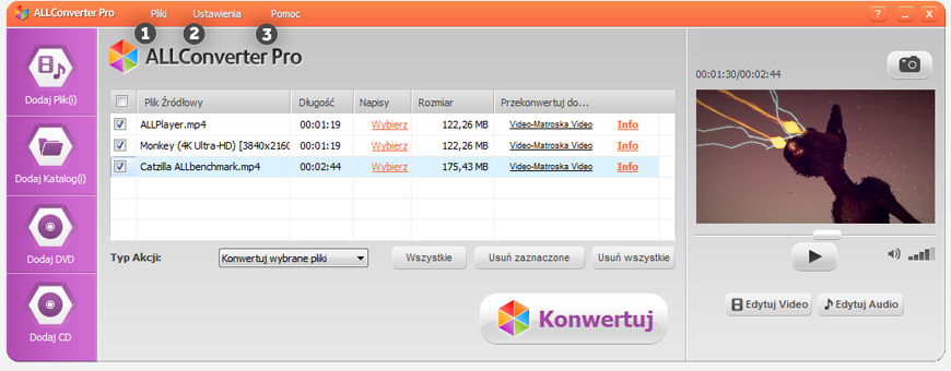 ALLConverter PRO strona pomocy ALLConverter PRO strona pomocy